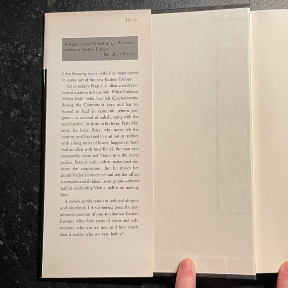 "I Am Snowing," by Pavel Kohout, 1994 Hardcover - Picture 4 of 7
